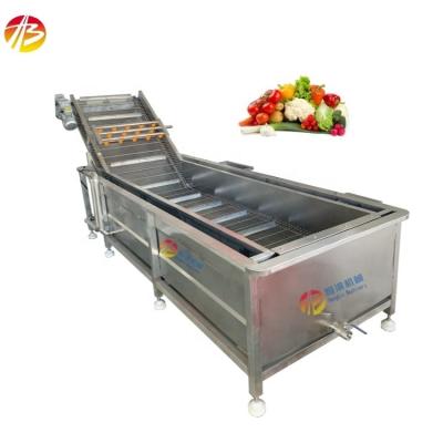 China 3000*1160*1400mm Vantagem Máquina de lavar bolhas de água poupadas para vegetais e frutas à venda