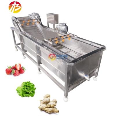 China 1000 kg/h Capacidade Máquina de lavar bolhas de ar de vegetais e frutas para o mercado industrial à venda