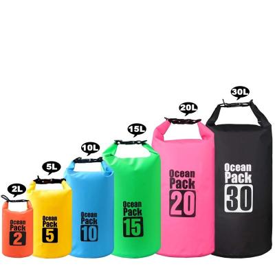 China Free Sample 500D PVC Tarpaulin Office Waterproof Sack Roll Waterproof Compression Dry Bag Ocean Pack Waterproof Dry Sack for sale