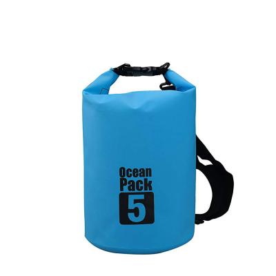 China Custom Kayak 5L Logo Waterproof High Quality Floating Dry Bag Pouch Hike Waterproof Bag for sale