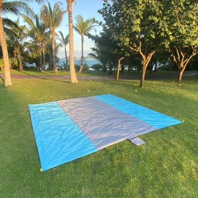 China Waterproof Lightweight Portable Beach Blanket Beach Mat Sleeping Pad Beach Free Mat for sale