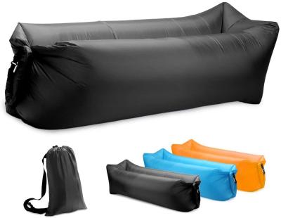 China Foldable Inflatable Sofa Air Sofa With Carry Bag , Ultralight Air Sofa Bed With Pillow for sale