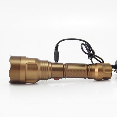 China Emergency Flashlight Strong Hunting Electric Lightweight Rechargeable Led Torch for sale