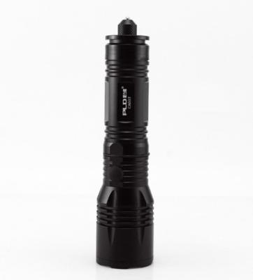 China Self-defense industrial outdoor tactical flashlight PLD 1000 lumen lithium battery rechargeable torch for sale