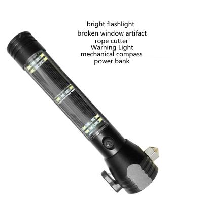 China Emergency LED USB Solar Power Rechargeable Flashlight for sale