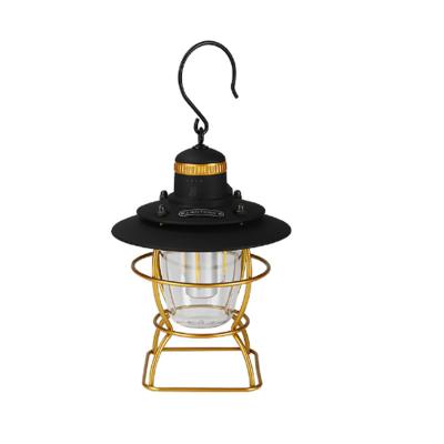 China Outdoor Camping Hanging Light Metal Lamp With Lantern Holder Warm White Camp Lantern for sale