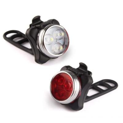 China 650mah Lithium Battery Usb Rechargeable Bike Light Set Bike Light Bike Light 1 for sale