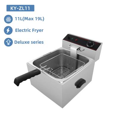 China Other Restaurant Automatic Commercial Luxury Series Fried Chicken French Fries Electric Adjustable Multifunctional Deep Fryer 11L for sale