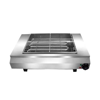 China NO-SMOKE Easily Assembled Indoor/Outdoor Electric BBQ Grill Table Top Easy-Clean Kebab Machine for sale