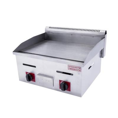 China Stainless+Iron Gas Restaurant Desktop Service (Saucepan) High Quality Stainless Steel Pancake Stove Meat Griddle for sale