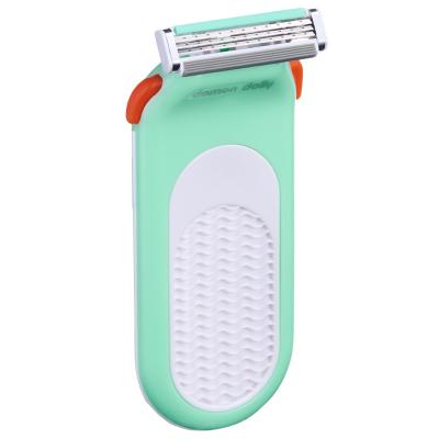 China Triple Blade Triple Blades Women Shaving Facial Razor For Women Hair Removal Razor for sale