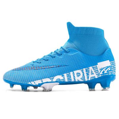 China 2021 Factory Price Wholesale Cheap PVC Sports Soccer Boots Shoes Men Women Good Quality Soccer Shoes for sale