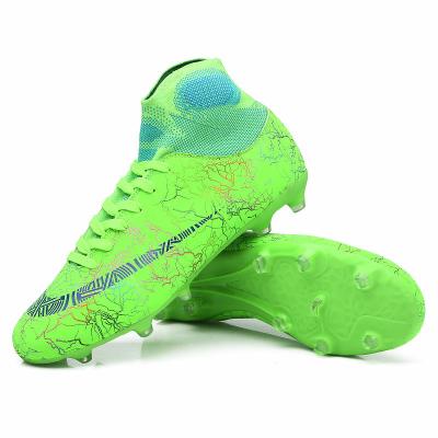 China 2021 Factory direct best PVC 2021 wholesale cheap sports soccer shoes men women football shoes direct on sale for sale