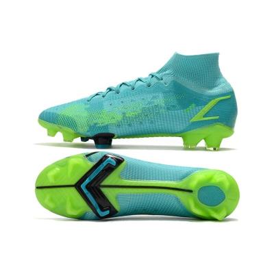 China Super FG Soccer Boots Shoes Mens High Top PVC Quality 2021 Factory Price Original Brand New 8 Waterproof Breathable Soccer Shoes for sale