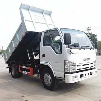 China ISUZU Fahrgestell Klein-Dumper 5Tons 6Tons Mini-Tipper-Lkw 4X2 Fracht-Lkw Leichtlast zu verkaufen