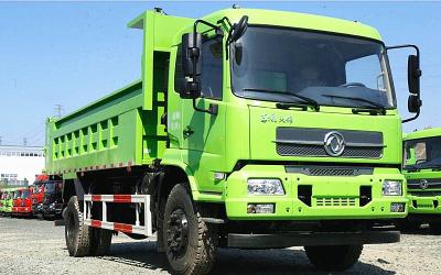 China Dongfeng 10 Tonnen RHD 4X2 Tipper Truck für den Gütertransport mit Motormodell B17033 und Euro 2-Emissionsstandard zu verkaufen