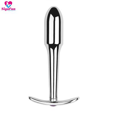 China Wholesale Adult Waterproof Couples Anal Stimulation Toy Stainless Steel Sex Toy Anal Plug for sale