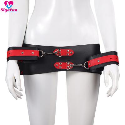 China New BDSM Slave Bondage Bondage Sexy Restraint Sex Toy PU Leather BDSM Bondage Sex Toy Adult Game for sale