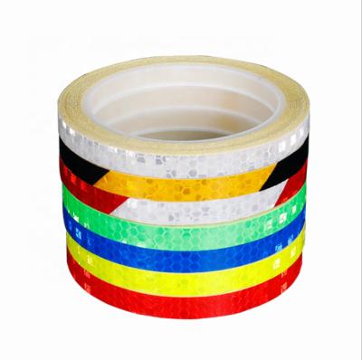 China Hot Selling Scooters Colorful Decoration Reflective Brand Bicycle Tape Reflective Stickers for sale