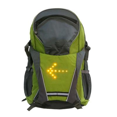 China LED lighted flashing light 2019 hot sale outdoor sports LED flasher overseas high quality backpack with light for sale