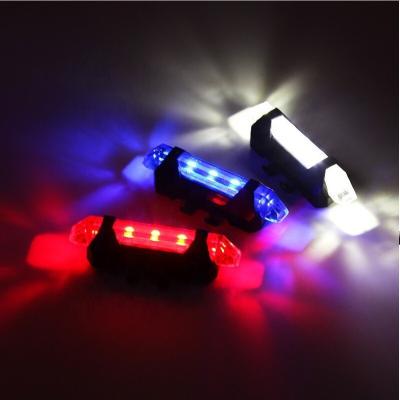 China USB LED Bike Rear Light USB Charged Mountain Bike Safety Warning Light Fits For Electric Scooter Bicycle for sale