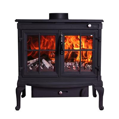 China Asian Cast Iron Cooking Fire Burning Indoor Wood Fired Stove for sale