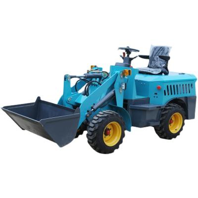 China Building Material Shops Cheap 1500kg Cargo Digger Dumper Switch Payload Front Loading End Mini Wheel Loader for sale