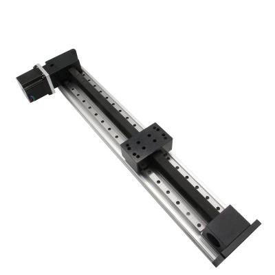 China Hotels 100mm 200mm 300mm XYZ Axis CNC Parts Linear Rail Belt Driven Type Linear Motion Heavy Duty for sale