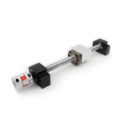 China China Factory CNC Precision Stepper Motor Actuator Shaft Support Ball Linear Guide Miniature Double Worm Gear Nut for sale