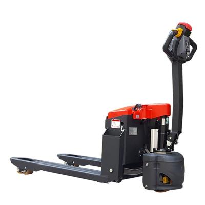 China Advertising Company Paper Receiver Forklift Adjustment Forks Semi Electric Pallet Hand Jack for sale