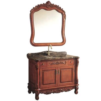 China Chinese Antique Dresser Bathroom Dresser Best Quality Solid Wood Floor Standing Bathroom Cabinet for sale