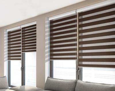 China UV Protection Living Room Window Decorate Motorized Roller Blind Zebra Blinds for sale