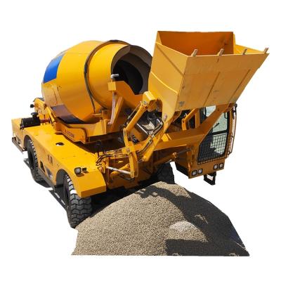 China Automatic Feeding Construction Material Stores Concrete Mixer Truck 4m3 Concrete Mixer Truck for sale