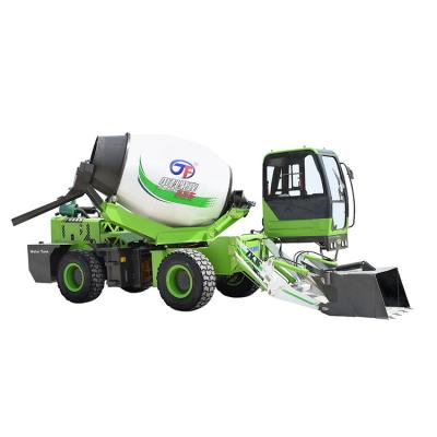 China Self propelled construction material stores CMT3500R SELF LOADING CONCRETE MIXER TRUCK MIXER concrete carmixer for sale