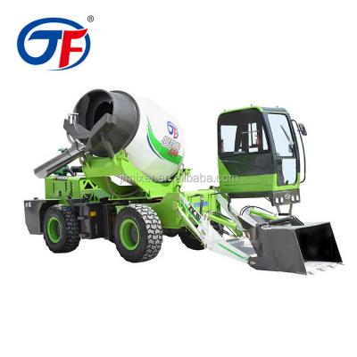 China High Quality Construction Material Stores Diesel Concrete Mixer 3500R Self Loading Concrete Mixer Truck for sale