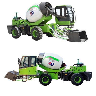 China Construction Material Stores 2600R Self Loading Concrete Mixer Truck Trucks Prepared Concrete Construction Works for sale