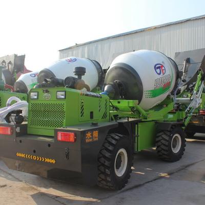 China Building Material Stores High Quality 2 CBM Self Loading Concrete Mixer Truck For Sale for sale