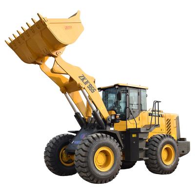 China Carregadeira ZKJF955 construction material stores PA with quick coupler, tire bucket front wheel loader for sale