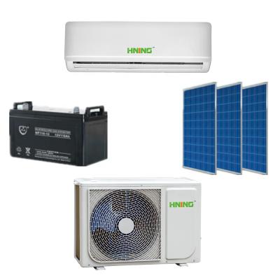 China Hotel Split Solar Powered Air Conditioner 12000Btu DC Hybrid Solar Air Conditioner for sale