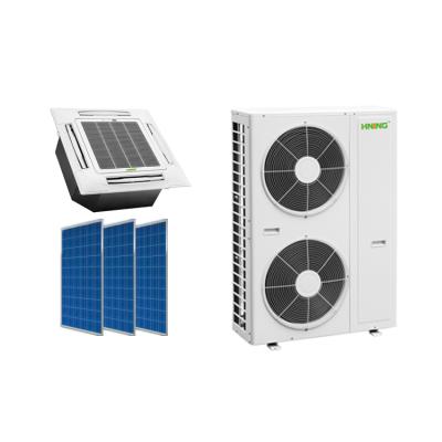 China 47-63 Wholesale Market On Grid 36000BTU Dual Power Solar Hybrid AC DC solar&electric air conditioner for sale