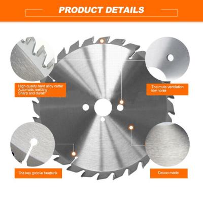 China El carburo de tungsteno inclinó las hojas de sierra circulares para cortar la madera/el aluminio en venta