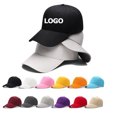 China breathable & 6 panel structured gorras baseball caps black trucker hat custom waterproof professional empty custom sports fashion hip-hop for sale