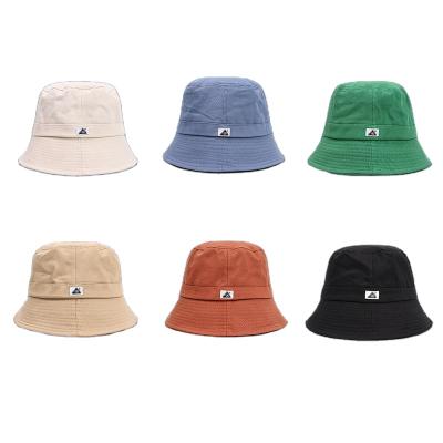 China China wholesale high quality plush fashion logo solid color cheap custom 100% cotton bucket hat for sale