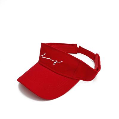 China Golf Plush Golf Tennis Sports Hat Comfortable Breathable Simple Adjustable Fit Hat Running Sun Visor Hats for sale