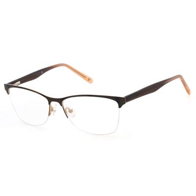 China Top Quality Metal Eyeglasses Frames Half Rim Men And Women Eye Glasses Newest Model Metal Eeyewear Sight Goggles From China for sale