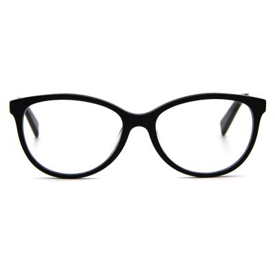 China New Design Light Filter Blue Computer Glasses Frame Anti Blue Light Fashion Acetate Glass Oval Optical Frames Manufacturers for sale