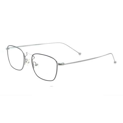 China Fashion New Fashionable Titanium Optical Frame Light Weight Titanium Optical Sight Glasses Unisex Good Quality for sale