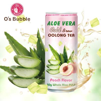 China With Premium Oolong Tea Taiwan Tea Oolong Tea With Aloe Vera Sliced ​​Pulps for sale