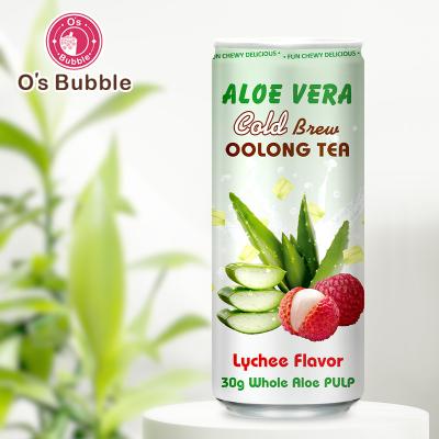 China Tea Drinks Bubble O's Aloe Vera Drink Fruit Flavor Oolong Tea Best Taiwan Manufacturer for sale