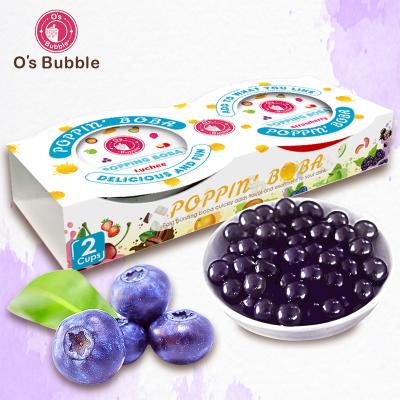 China Blueberry Flavor 2 Cup Jumping Boba / Instant Juicy Pack for sale